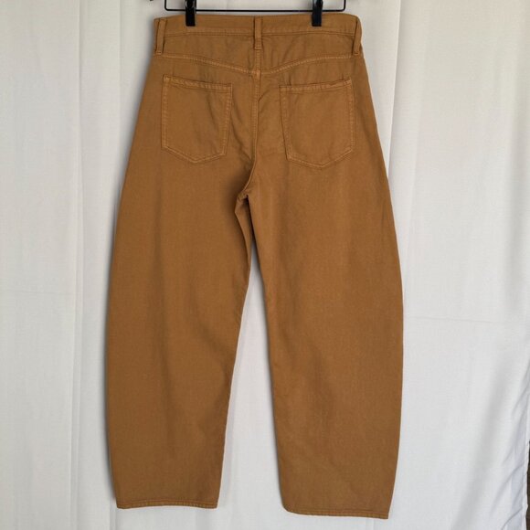 Gap Barrel High Rise Slouchy Relaxed Jeans in Riverbed Brown Size 31/12 R - Picture 5 of 14
